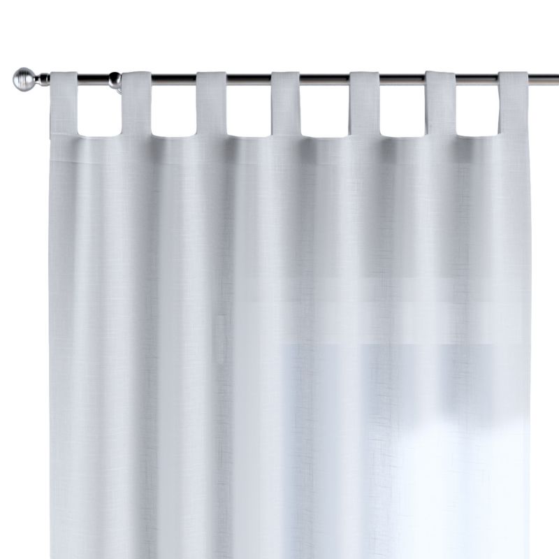 Zasłona na szelkach 1 szt. 140 x 260 cm Dekoria prześwitujący biały 1 szt.
