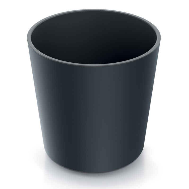 Doniczka EDANTI Ogrodowa 30 cm Okrągła Na Taras Do Domu Antracytowa 1 szt