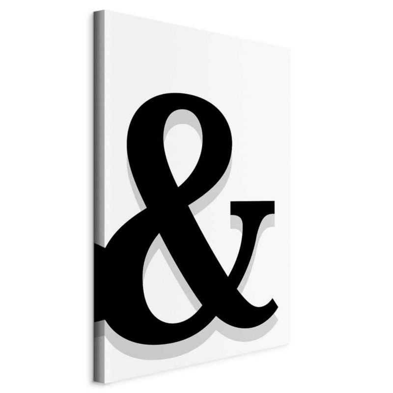 Obraz Artgeist Ozdobna litera 80 x 120 cm płótno włoskie 1 szt