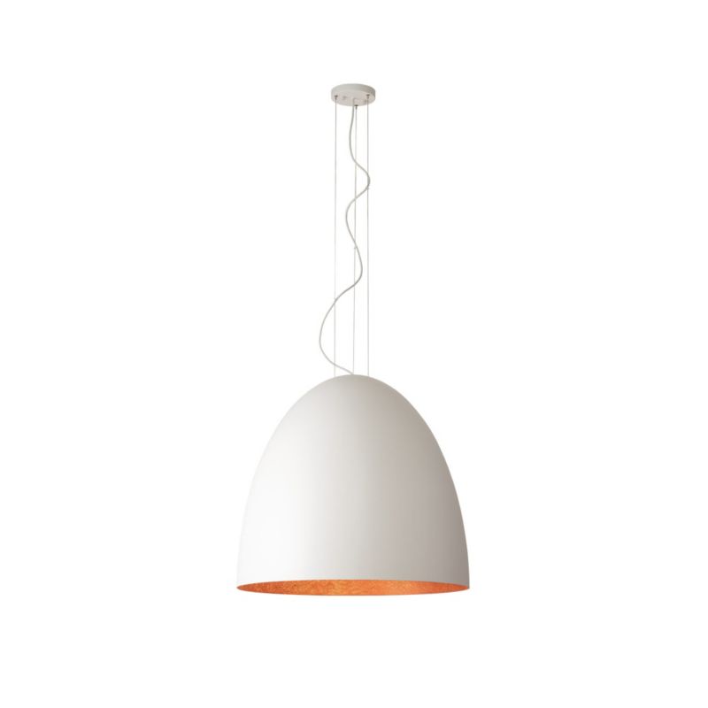 Lampa wisząca Nowodvorski Lighting Egg biało-złota wym: 350 x 75 x 75 cm 7xE27 x 40W metal 1 szt.