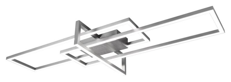 Lampa sufitowa wisząca Rabalux Thabita chrom satynowany-biała wym: 11 x 100 x 40 cm wbudowany LED 35W 1 szt.