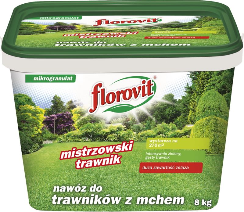 Nawóz do trawników Florovit Mistrzowski trawnik 8 kg