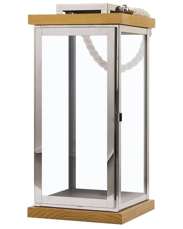 Lampion Borneo Metal Srebrny 1 szt.