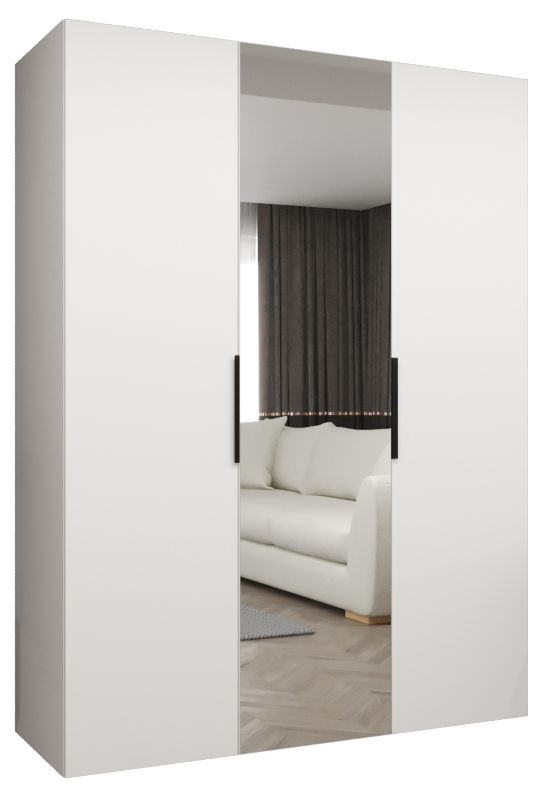 Szafa uchylna Abiks MARBELLA 2 150 wys 202 cm Biały + Czarny 1 szt