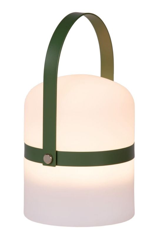 Latarenka ogrodowa Lucide Little zielono-biała LED 3W 2800K 30lm IP44 wym: 18,5 x 10 x 10 cm tworzywo sztuczne - 1 szt.