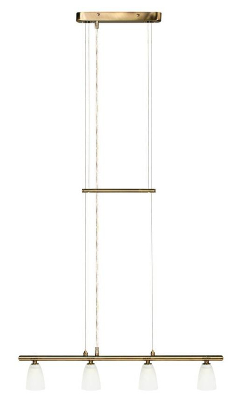 Lampa sufitowa Parma 4*40W G9 złoto patyna