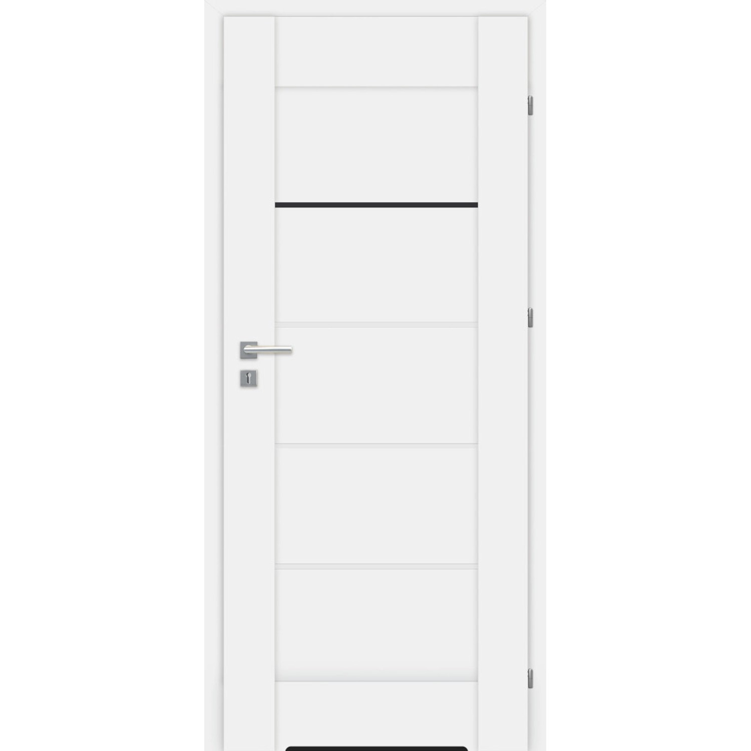 Classen skrzydło Falko biel arktyczna czarna szyba z pod. wentylac.70P