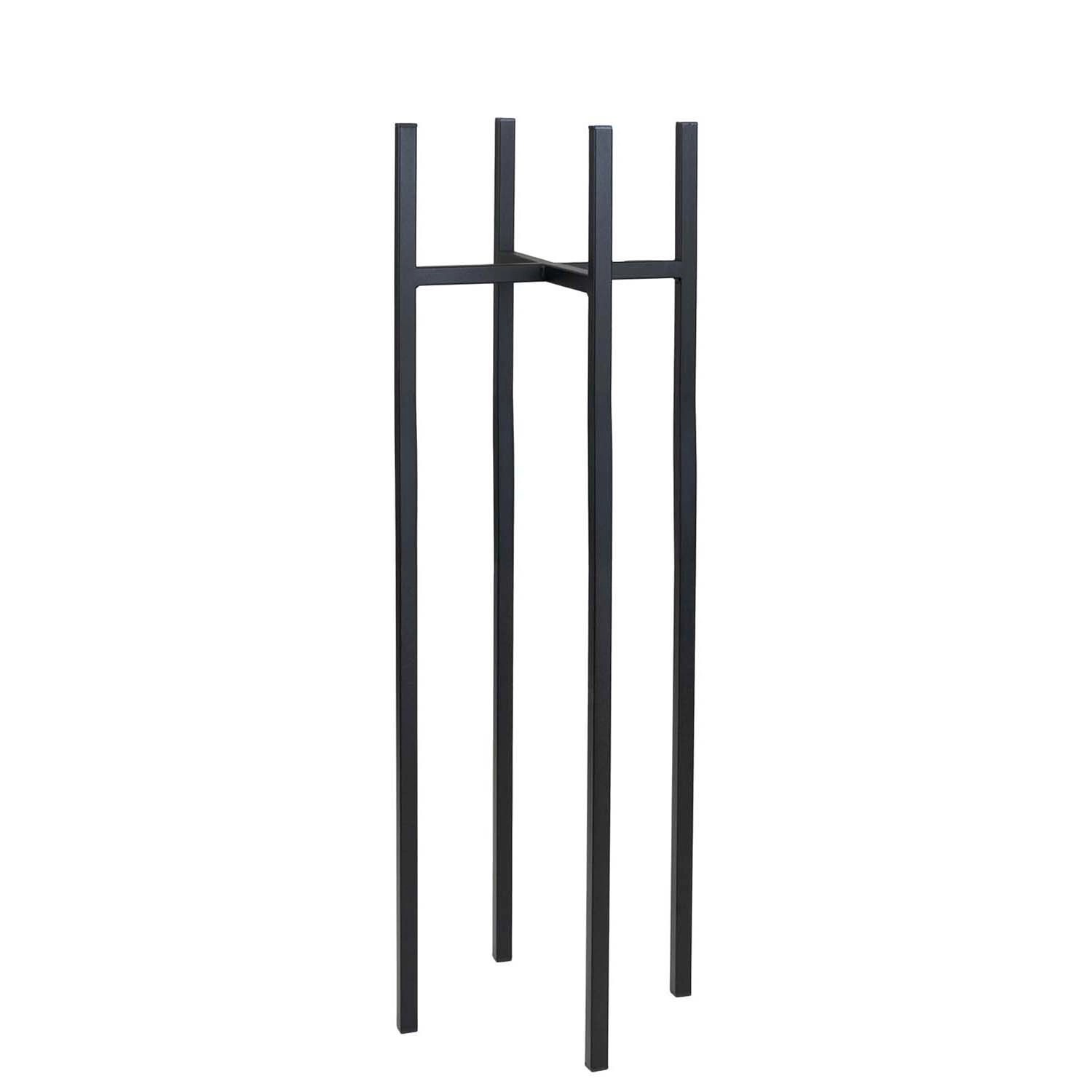 Direct H&G Stojak na donice Black - 25 x 21 x 72 cm