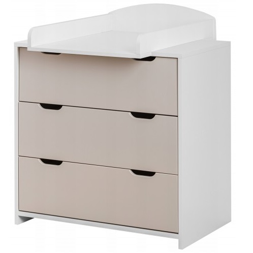 Komoda beżowa z przewijakiem MOON