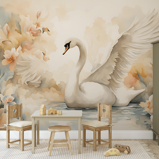 Fototapeta dla dzieci Swan - 50