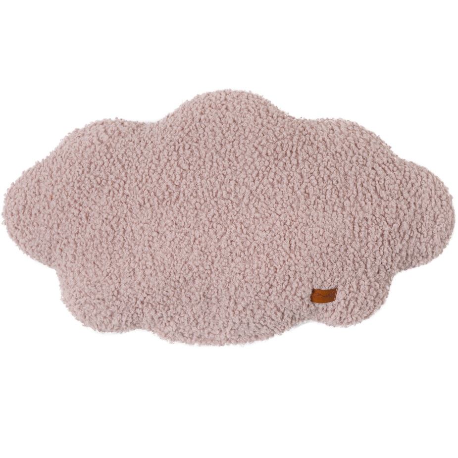 Poduszka chmurka z wypełnieniem baranek pudrowy róż BR