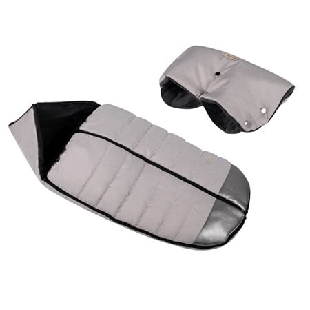 Śpiworek zimowy z mufką Szary ZU - 110cm