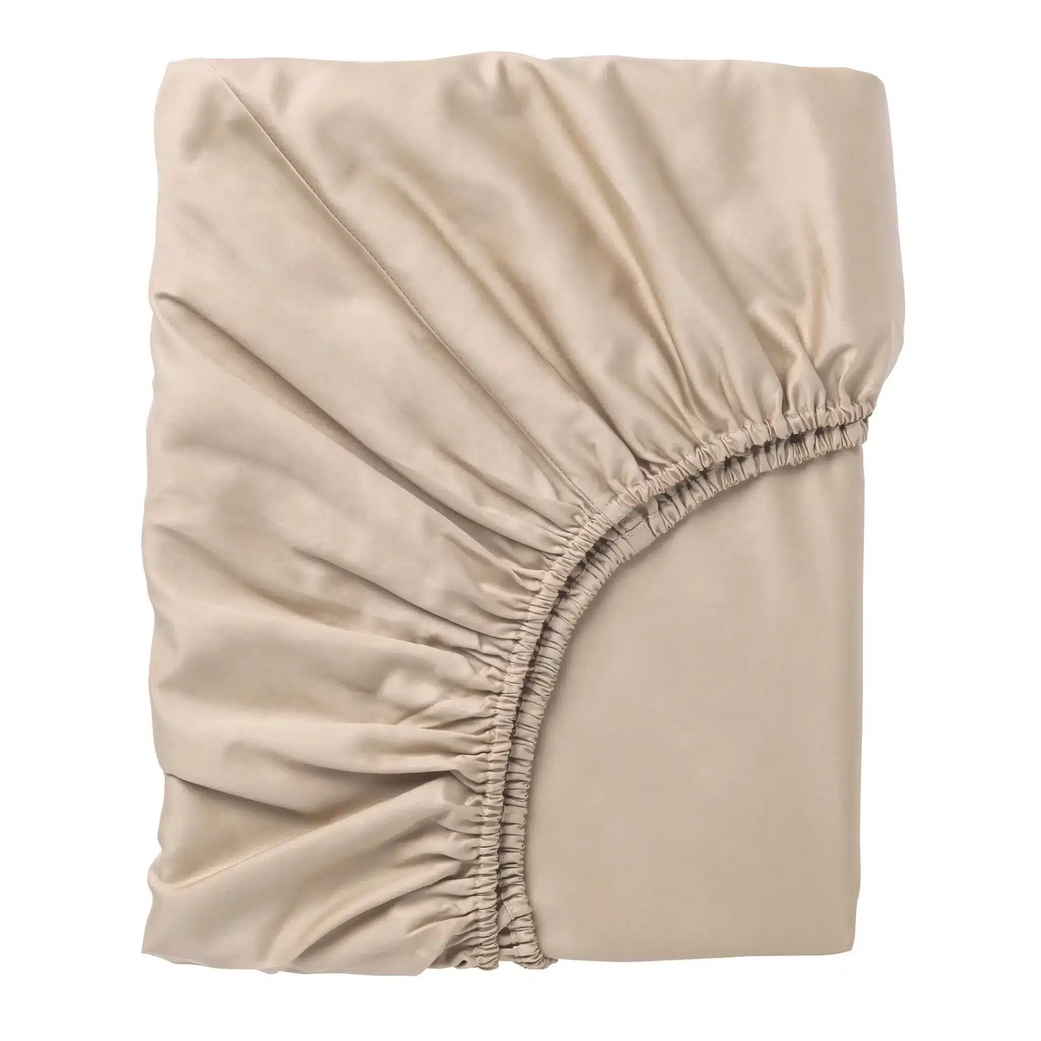 Prześcieradło z gumką gładkie cappucino 140x200 WYPRZEDAŻ