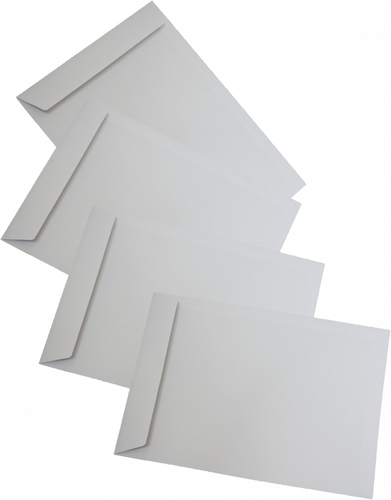 5x Koperta standardowa NC, C5, z paskiem HK, 50 sztuk, biały