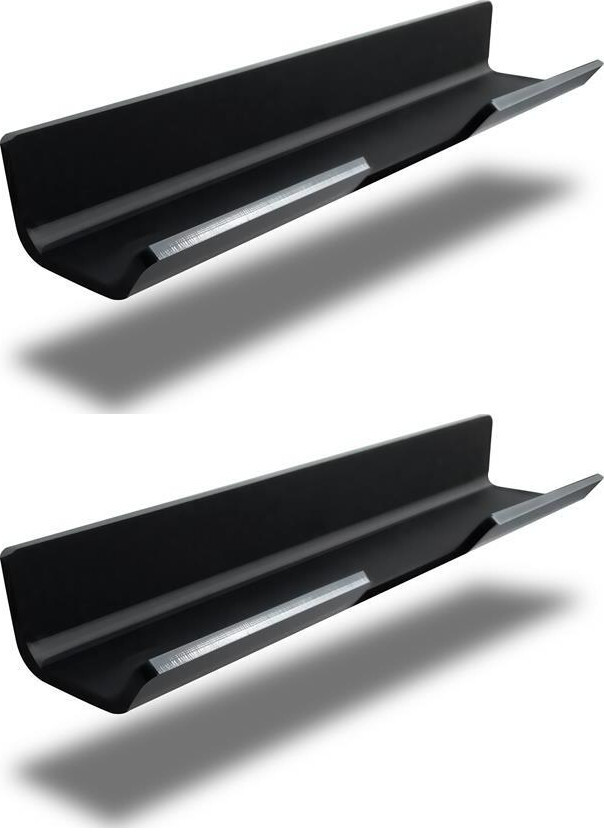 2x Półka magnetyczna na markery MemoBe, 17cm, czarny