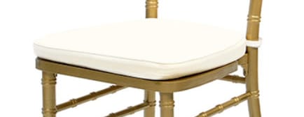 Poduszka do krzesła Chiavari - ecru ekoskóra