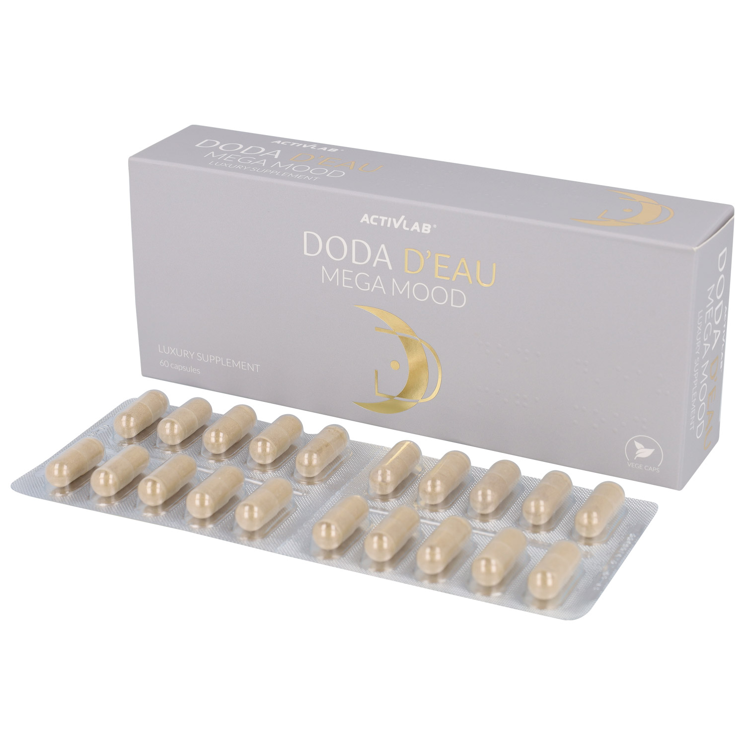 Activlab doda d'eau'au mega mood, 60 kapsułek (data ważności: 19.03.2026)