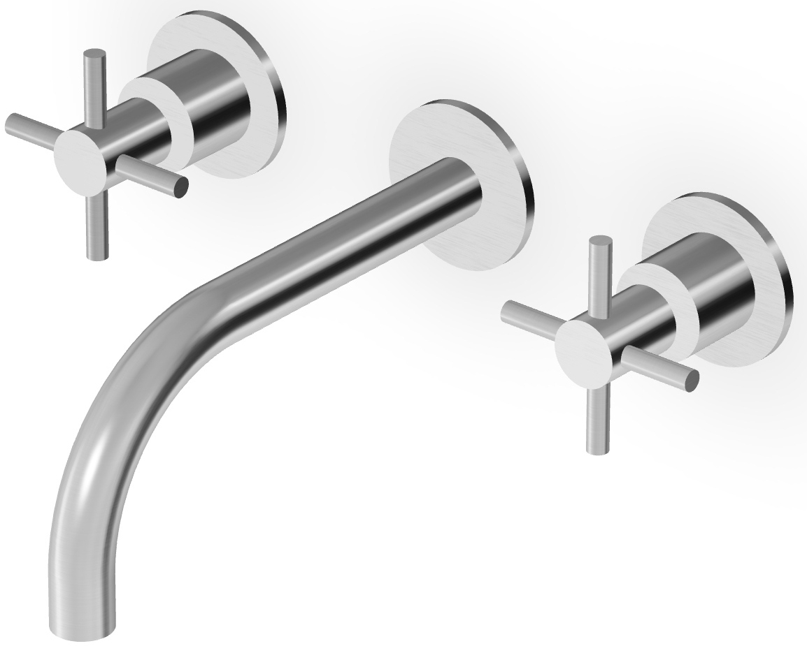 Zucchetti Helm bateria umywalkowa podtynkowa stal nierdzewna szczotkowana ZHM760.X