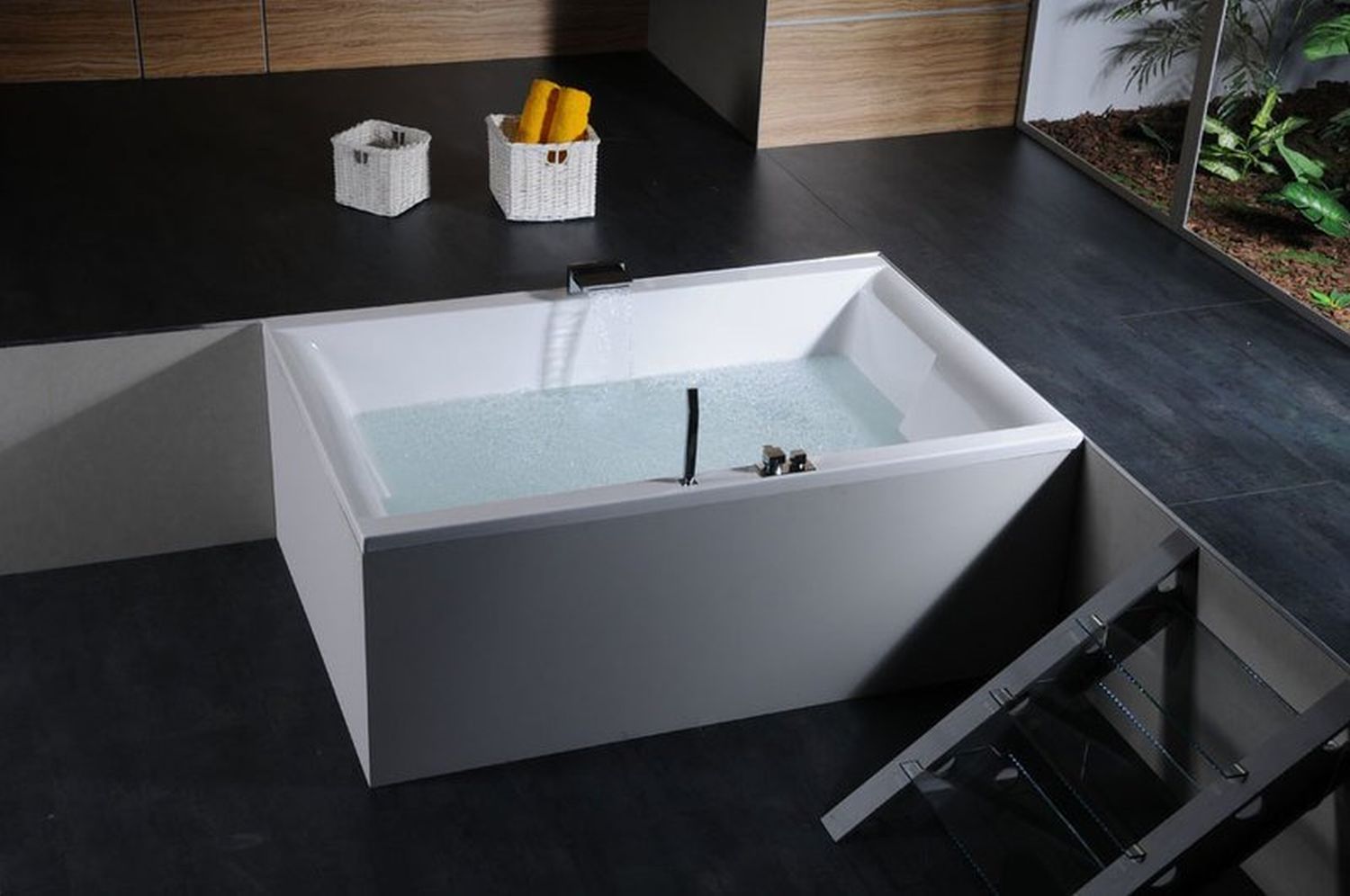 Polysan Dupla wanna prostokątna 180x120 cm biała 13611