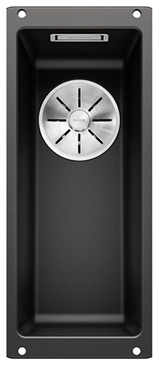 Blanco Subline 160-U komora podwieszana 40x16 cm czarny 525981