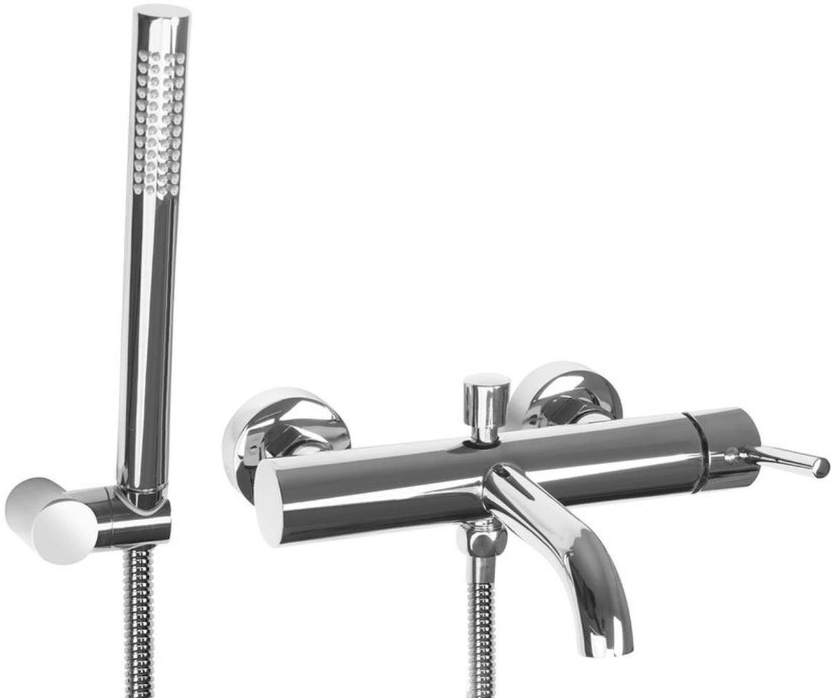 Rea Lungo bateria wannowo-prysznicowa ścienna chrom REA-B6641 - Wysyłka w 24h