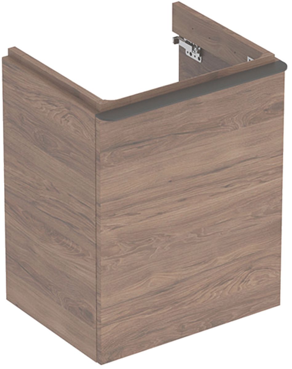 Geberit Smyle Square szafka 49,2 cm podumywalkowa wisząca orzech hickory 500.363.JR.1