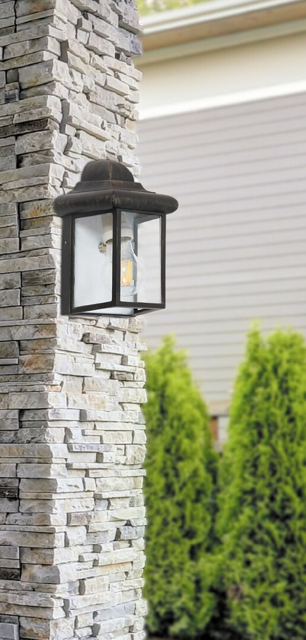 Rabalux Norvich kinkiet zewnętrzny 1x60 W złoty 8754