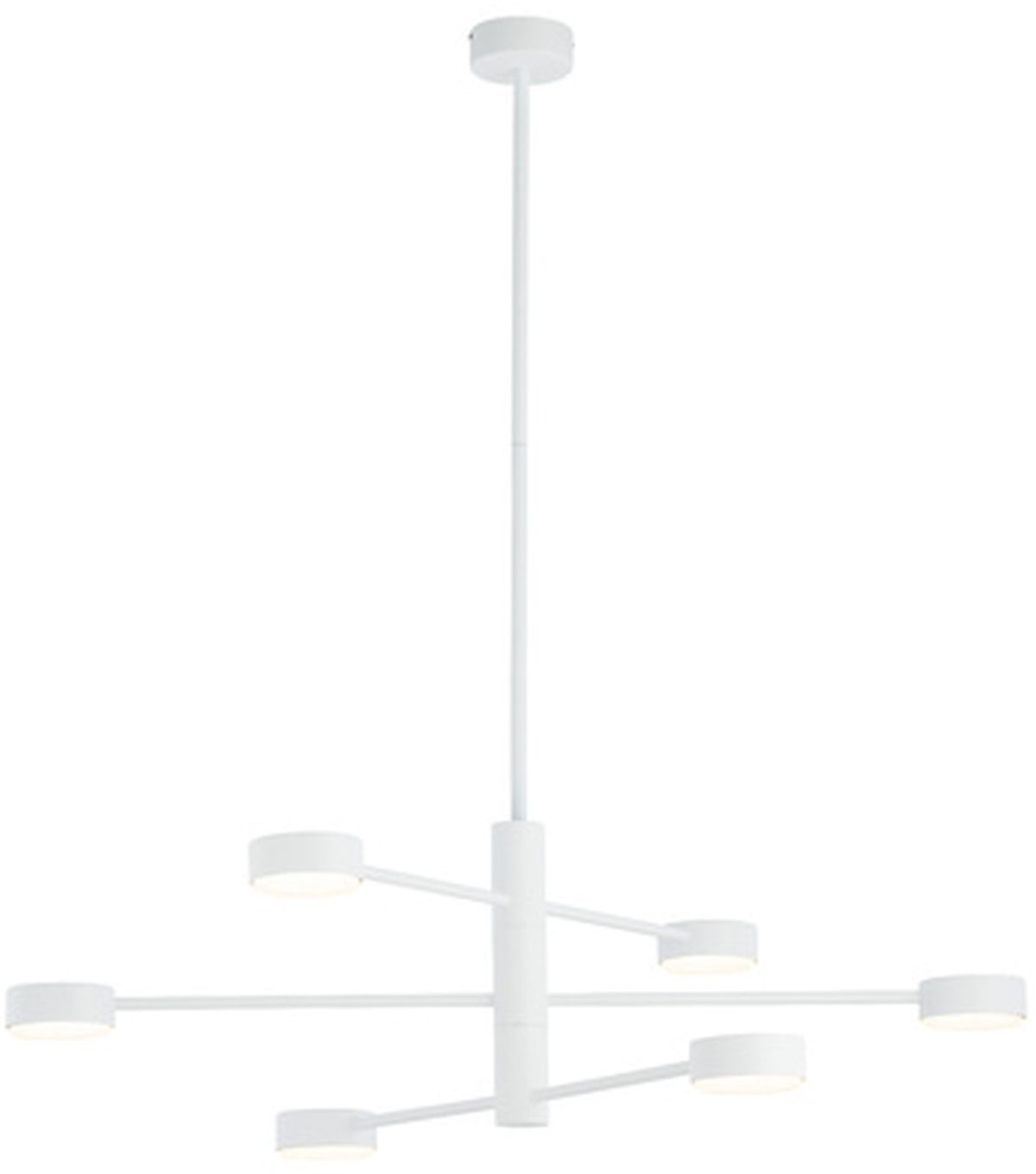 Nowodvorski Lighting Orbit lampa podsufitowa 6x12 W biała 7942