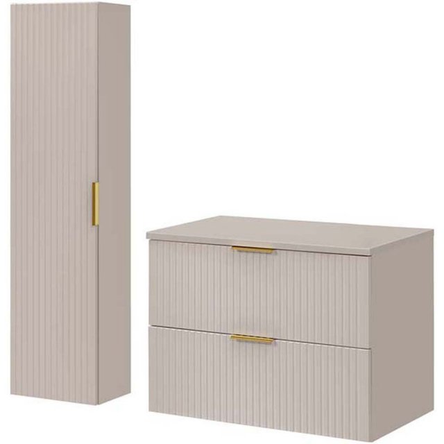 COMAD Zestaw mebli ADEL CASHMERE szafka z blatem 80 cm, słupek 35 cm