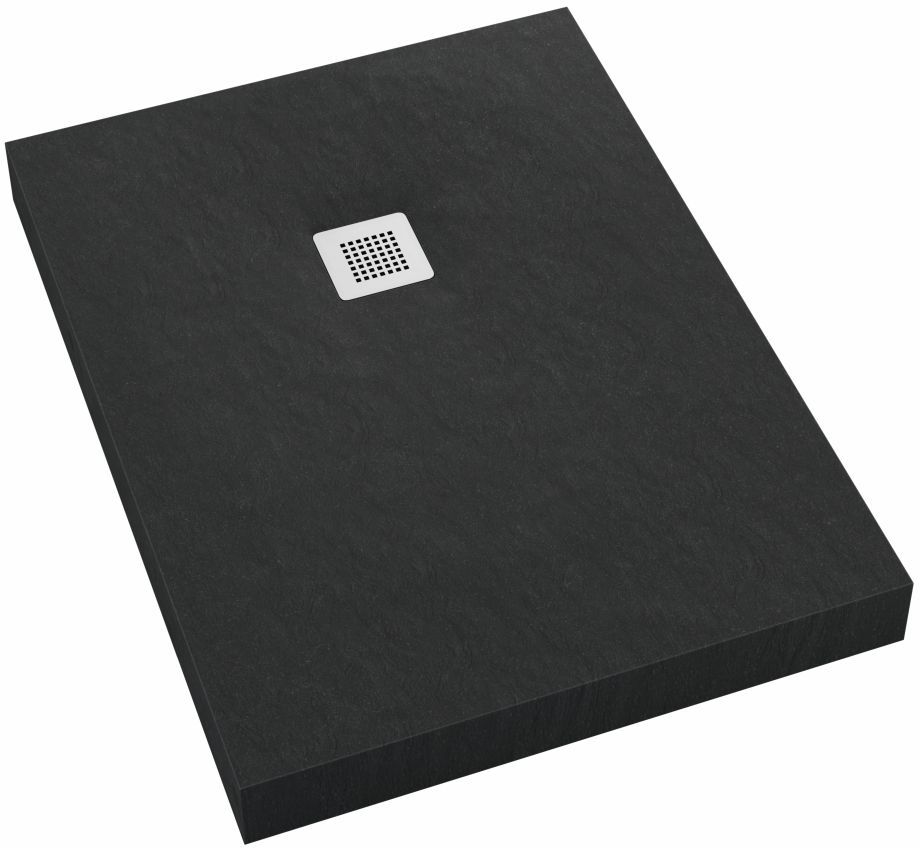 Darmowa Dostawa - Brodzik prostokątny + maskownica Schedpol New Horizons Black Stone 33326CSTM2