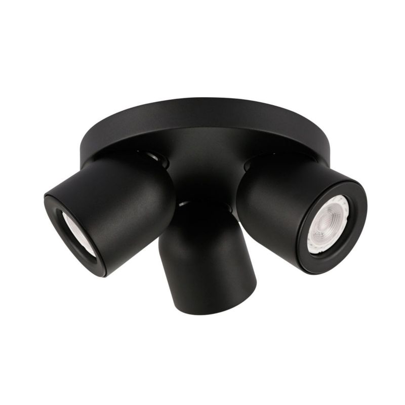 Lampa sufitowa wisząca Italux Nuora 4752 czarna nowoczesna 3xGU10 x 35W 1 szt.