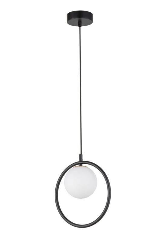 Lampa wisząca Sigma Lighting Aqua 0010 czarno-biała dekoracyjna 1xG9 x 1 szt.