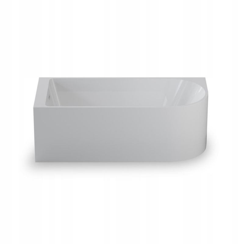 Wanna wolnostojąca Corciano Crete Lewa 160x75cm ze srebrnymi dodatkami 1szt.