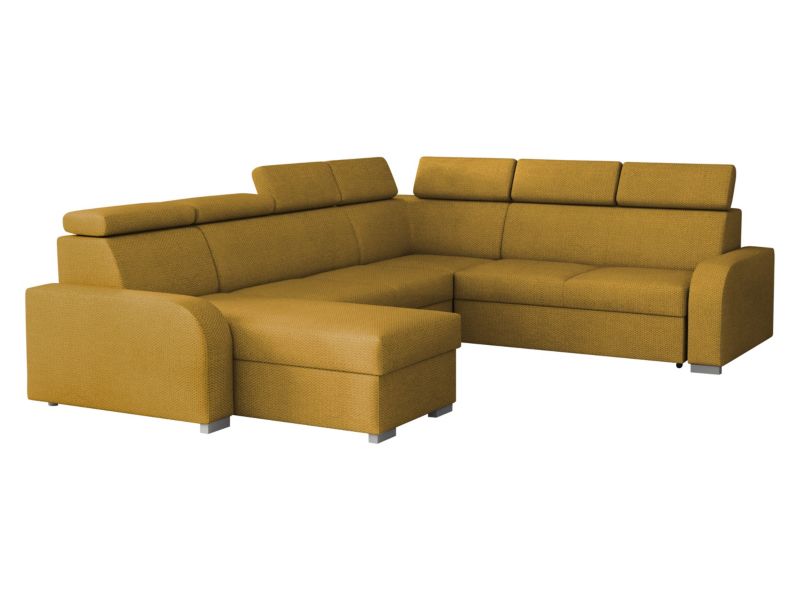 Narożnik MIRJAN 24 Oslo 2rR2pLC welur kurkuma 1 szt.