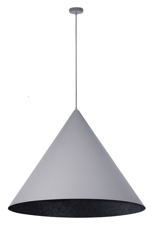 Lampa wisząca Sigma Lighting Vesuvio 9327 szaro-czarna nowoczesna 1xE27 x 1 szt.