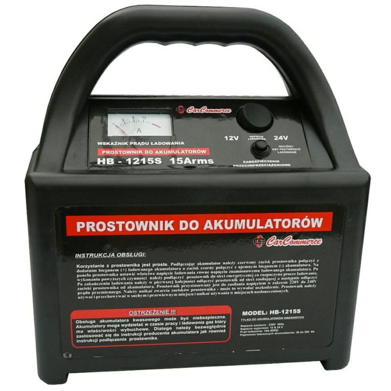 Prostownik Cyfrowy Texas 12V - 24V 15 AMP 1 szt.