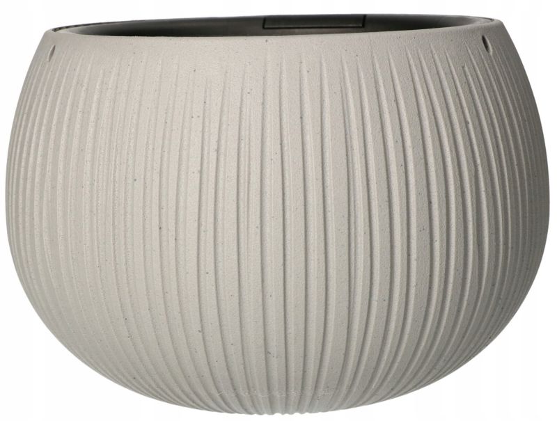 Doniczka z wkładem KOTARBAU KOTARBAU 240x160 mm imitacja betonu 1 szt.