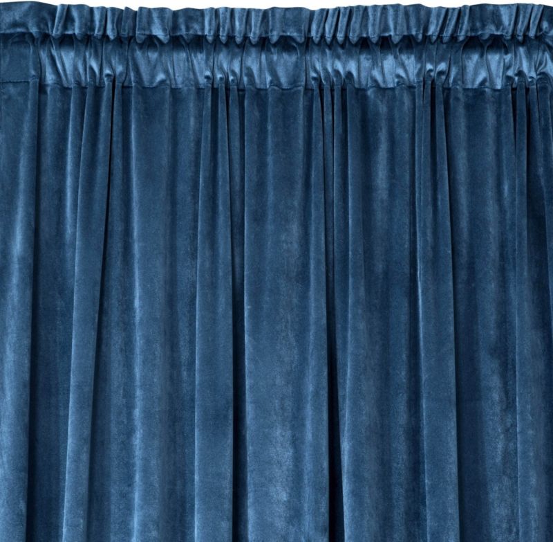 Zasłona Rosa 135 x 300 cm granatowa