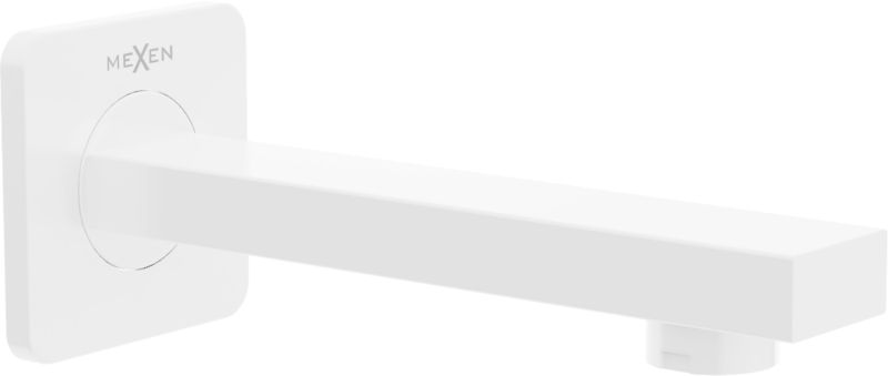 Wylewka wannowa Mexen Cube biała 1 szt.