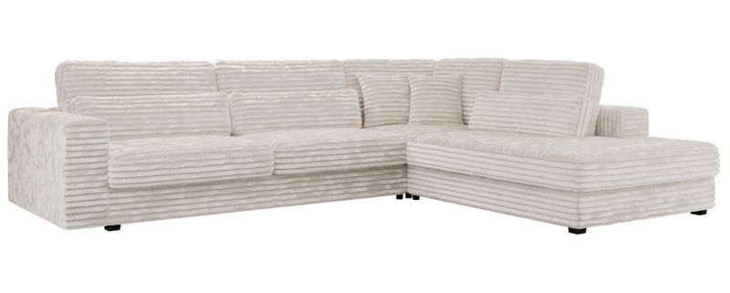 Narożnik MKS Meble SAVONA L strona prawa beżowy sztruks 1szt.