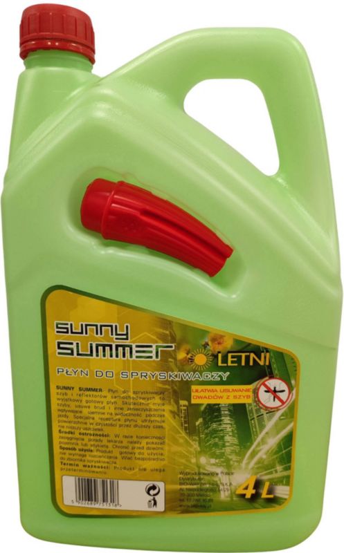 Płyn letni do spryskiwaczy Sunny 4 l