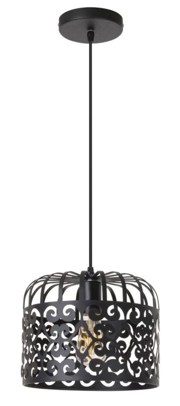 Lampa wisząca Rabalux Alessandra czarna wym: 120 x 26 x 26 cm 1xE27 x 60W 1 szt.
