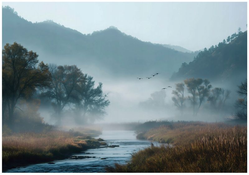 Fototapeta WALLARENA Do Sypialni Salonu Na Flizelinie Las Góry Jezioro Niebieski 400x280 cm 16140VX8 1 szt.