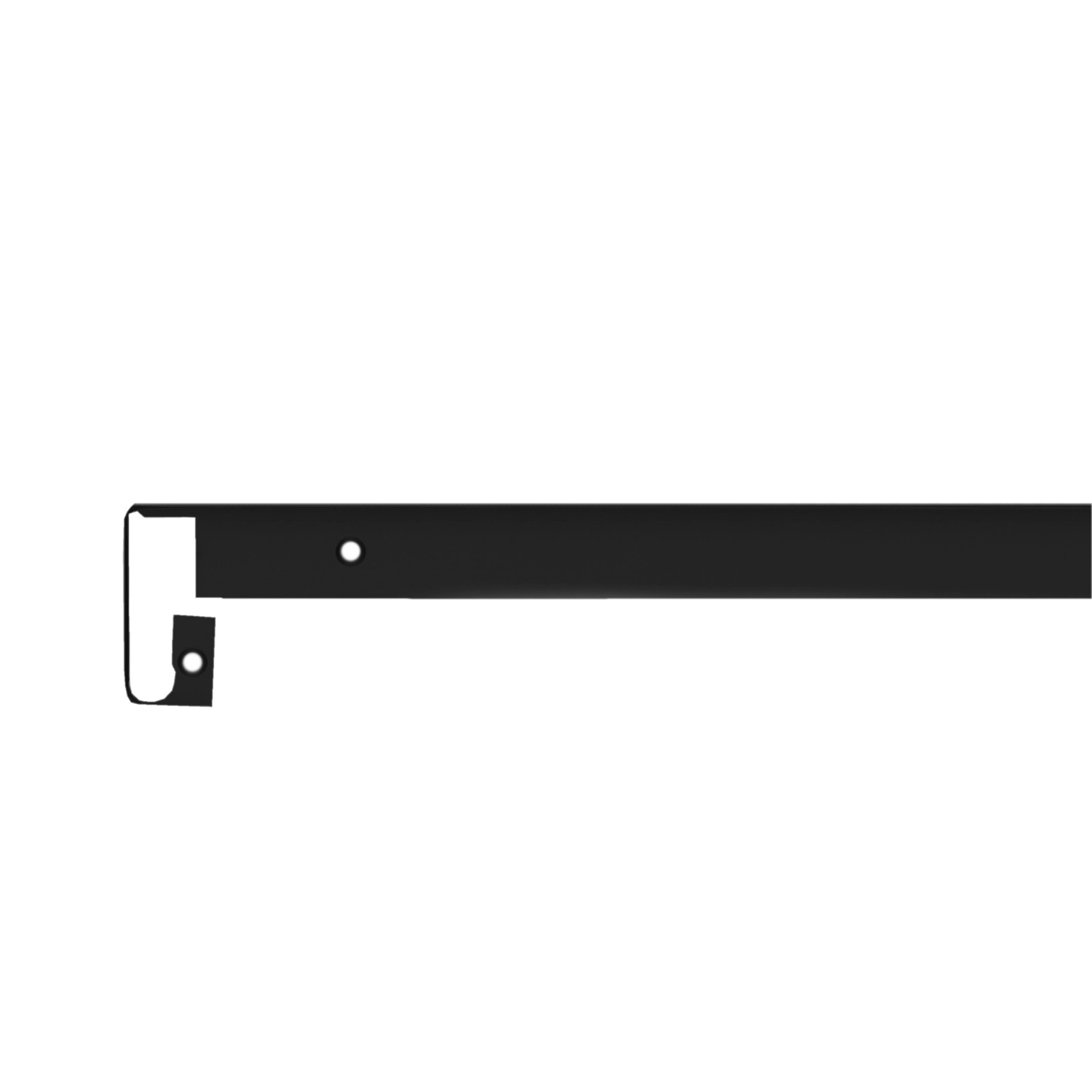 Listwa aluminiowa do blatów szczelinowa 3 cm x 60 cm czarna