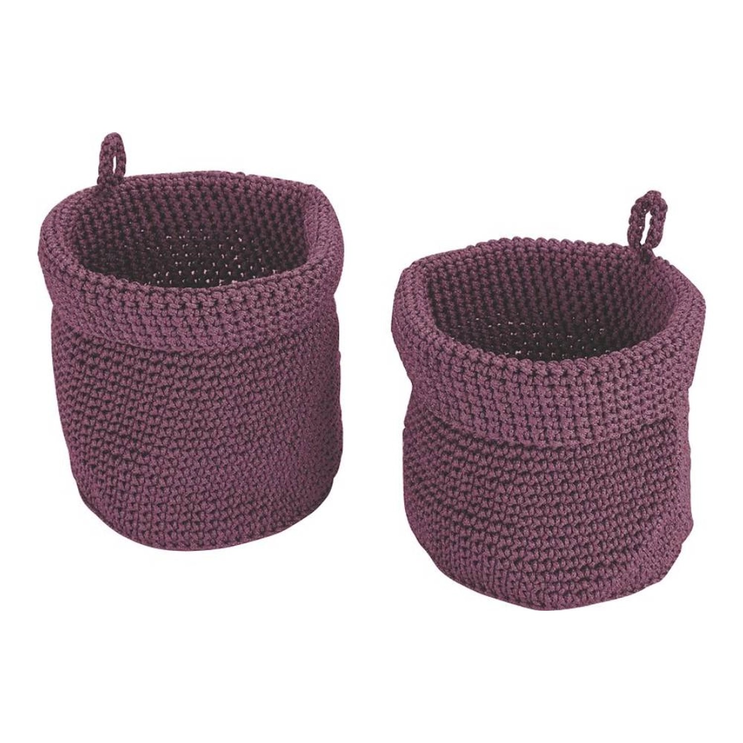 Baliv Koszyczki łazienkowe 2 szt. fioletowe