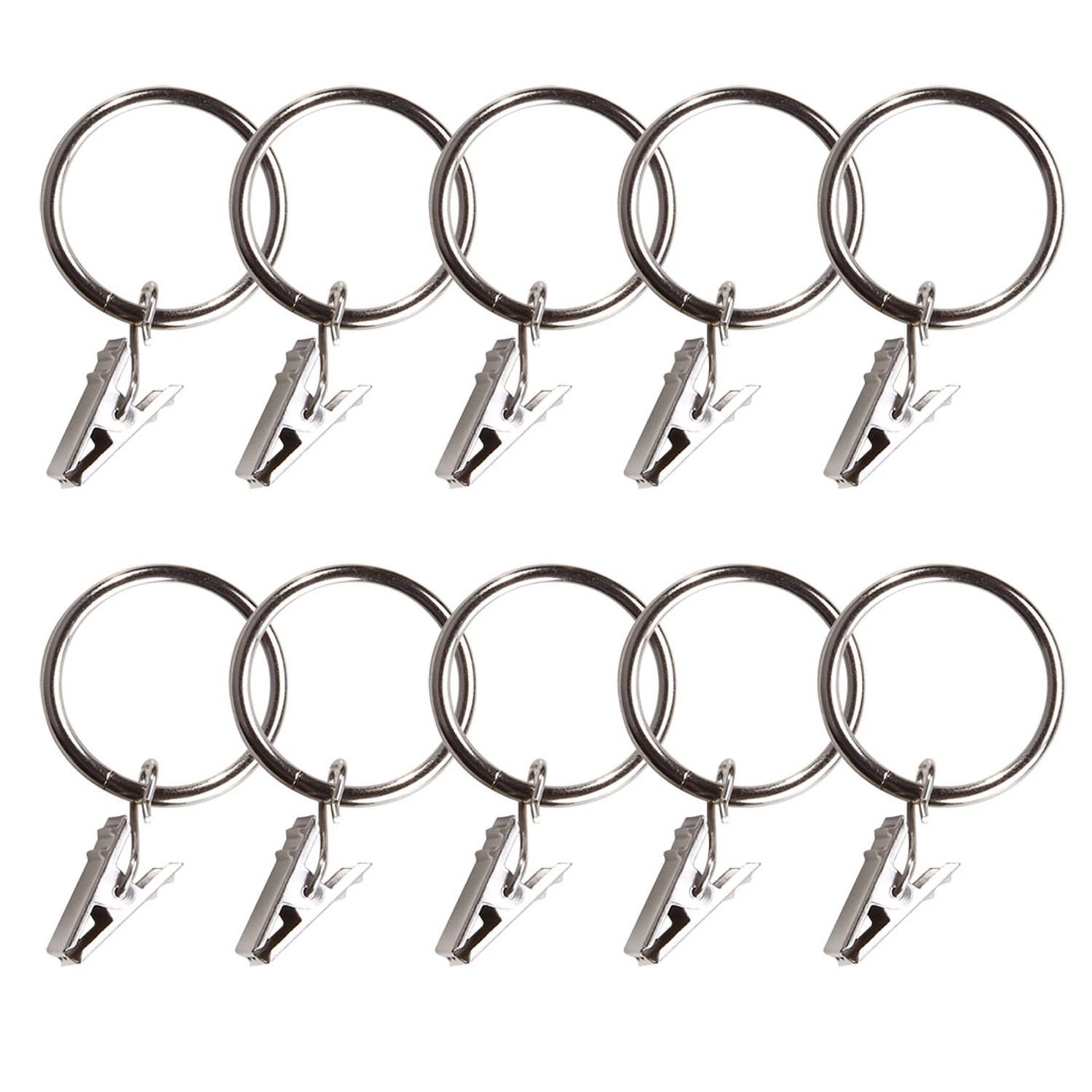 Mini kółka + żabka efekt stali 10 szt.