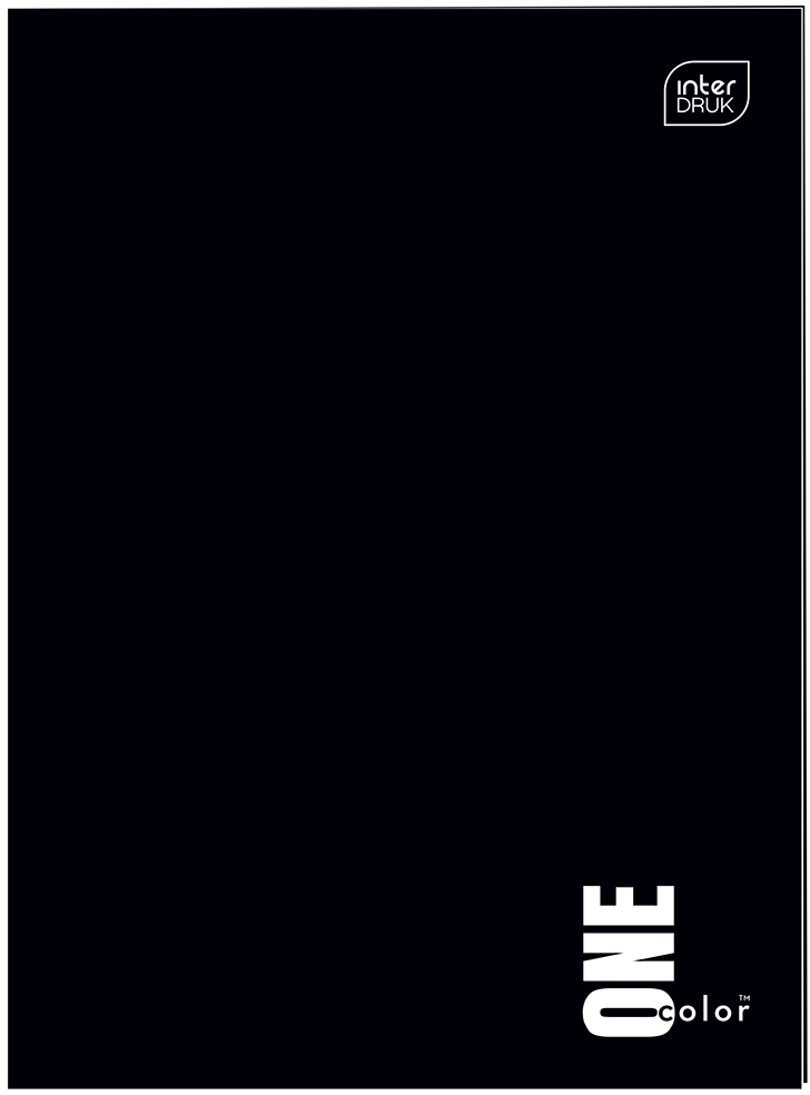 Zeszyt w kratkę Interdruk UV One Color, A4, 60 kartek, mix kolorów