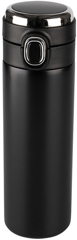 Kubek termiczny z wyświetlaczem LED Altom Design, 420 ml, czarny