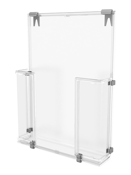 Kieszeń na ulotki Panta Plast, wisząca, A4, przezroczysty