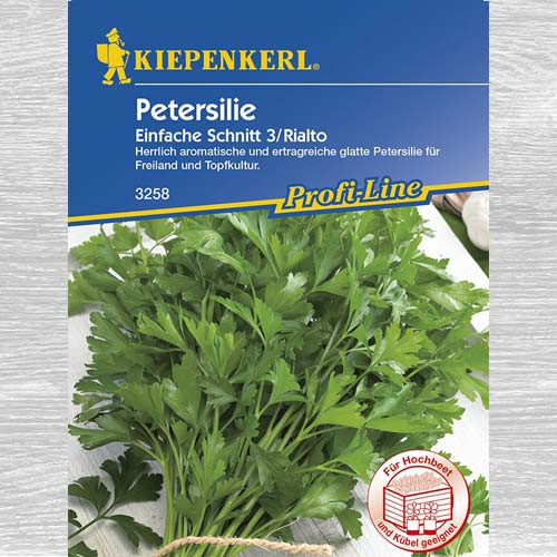 1 pac, Pătrunjel Rialto - Semințe: Mod de ambalare: 1 pac